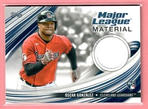 2023 Topps Serie 2 Oscar González Novato Grandes Ligas Material Guardians RC SP - Imagen 1 de 2