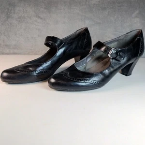 Aerosoles Shoreline Womens Pumps Sz 10M Black 2” Heel Mary Jane Style Whimsygoth - Picture 1 of 11
