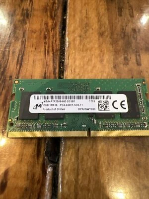 MTA4ATF25664HZ-2G3B1 MICRON 2GB DDR4 PC4-2400T-SC0-11 (CA611) - Image 1 of 2
