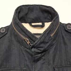 Superdry Winter Rookie Jacket Womens Medium Sherpa Lined Military Field Utility - Picture 1 of 17
