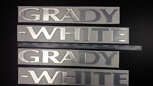 Grady-White boat Emblems 40" + FREE FAST delivery DHL express - raised decals