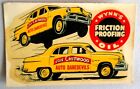 AUTOCOLLANT ORIGINAL VINTAGE ANNÉES 1950 WYNN'S ÉPREUVE DE FRICTION JOIE CHITWOOD AUTO CASSE-COU