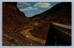 Postcard Vtg Wyoming Cody Road Yellowstone Park Wapiti Valley - Picture 1 of 2