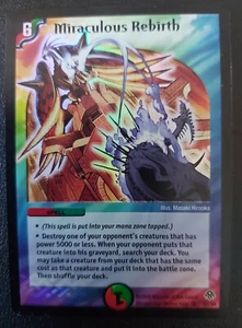 Miraculus Rebirth Duel Masters original card - Picture 1 of 2