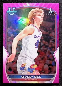 Gradey Dick 2022-23 Bowman University Chrome Pink Refractor #41 - Bild 1 von 2