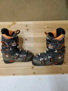 Salomon Quest 10 Pro Black Downhill Ski Boots Men's Size 25 - Picture 1 of 8