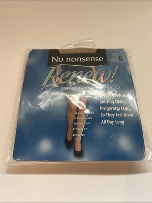 Pantimedias vigorizantes No Nonsense Renew bisque desnudo talla B punta transparente Foto 1 de 2