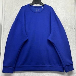 Nike Herren Gr. L blau ImpossiblySoft 24,7 Dri Fit Sweatshirt mit Rundhalsausschnitt - Bild 1 von 4
