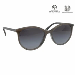 Chanel Sunglasses Marble Frame Boston 5448-A Grey Plastic Coco Mark Greige - Picture 1 of 8