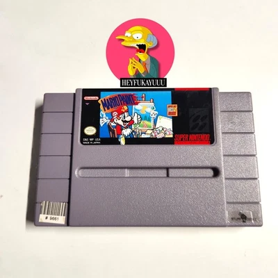 Carrito SNES Mario Paint (Super Nintendo, 1992) OEM - Probado y funciona Foto 1 de 4