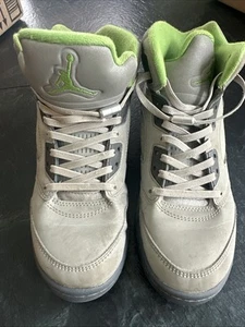 Air Jordan 5 Retro GS Silver Green Bean DQ3734-003 Size 4.5Y - Picture 1 of 10