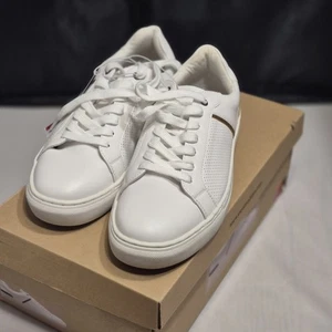 Steve Madden Men's P-COOPR Casual Court White Sneakers Shoes, Size 8.5 - Picture 1 of 7