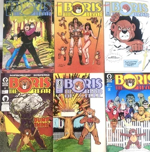 BORIS THE BEAR. NUMBER'S 3-5, 14, 22 & 32. (6 ISSUE LOT). DARK HORSE COMICS. - Picture 1 of 19
