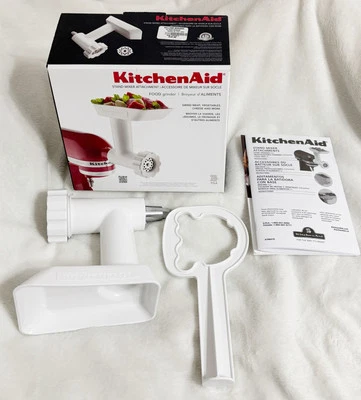 KitchenAid, Food Grinder Stand Mixer Attachment with Instructions and Box - Image 1 of 4