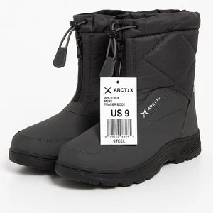 ARCTIX Herren Tracer Stiefel US 9 Wasserdicht Schnee Winter Stiefel Grau Stahl Farbe Neu mit Etikett - Bild 1 von 9