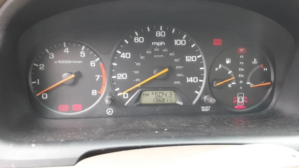 1999 Accord OE Speedometer Gauge Cluster 136K Miles Honda - Image 1 of 4