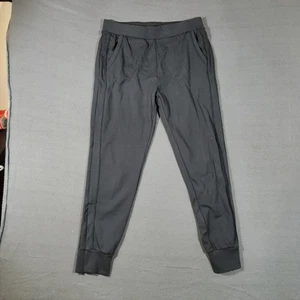 Fabletics Carrigan Jogginghose Damen Größe Large Schwarz Hohe Taille Relaxed Fit Neu mit Etikett - Bild 1 von 12
