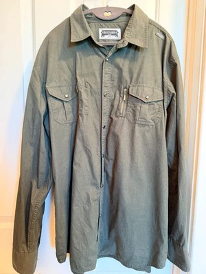 Blac Label Premium Product Men’s Button Up Shirt 2XL 100% Cotton | Utility Olive - Image 1 of 4