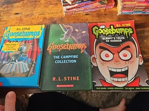 Vtg 1995 Goosebumps Monster Edition #1, The Campfire Collect RL Stine Hardcovers - Picture 1 of 13