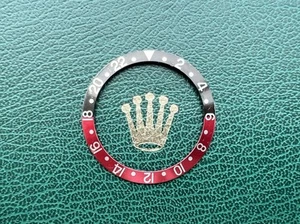 Auténtico ROLEX GMT-Master 16700 16710 16760 inserto de bisel de cocaína - OC#1442 - Imagen 1 de 6