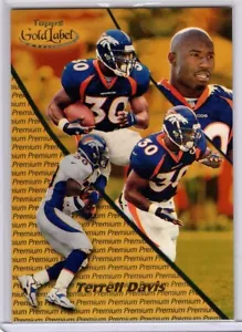2000 Topps Gold Label Premium Parallel #26 Terrell Davis 0943/1000 - Picture 1 of 1