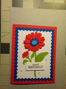 3er Set handgemachte Geburtstagskarten mit Umschlägen - Bild 1 von 2