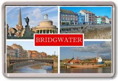 FRIDGE MAGNET - BRIDGWATER - Large - Somerset TOURIST