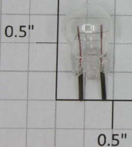 Lionel 12 6 Volt 2-Pin Clear Small Globe Bulb (12) - Picture 1 of 1