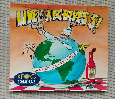 KFOG 104.5/97.7 FM LIVE FROM THE ARCHIVES 5 WORLD CLASS ROCK (CD, 1998) - Image 1 of 3