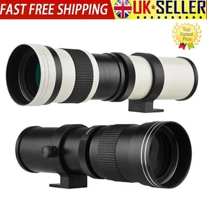 Camera MF Super Telephoto Zoom Lens F/8.3-16 420-800mm T Mount For Canon Nikon - Picture 1 of 20