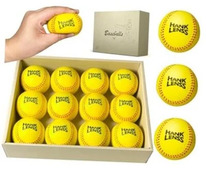 Soft Baseballs Foam Baseballs for Kids 12 Pack -Practice Baseballs for Yellow - Picture 1 of 7