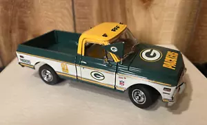 Danbury Mint 1972 Chevrolet Cheyenne Diecast Green Bay Packers Pickup Truck - Picture 1 of 6
