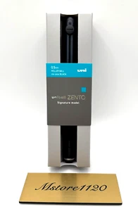 Mitsubishi Pencil Uniball ZENTO Signature Model 0.5mm Metallic Black Roller Ball - Picture 1 of 14