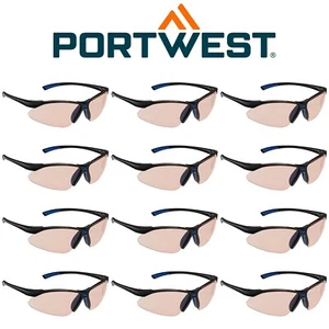 12x Portwest Blue Light Blocker Blocking Safety Protective Glasses Goggles Bulk - Bild 1 von 8