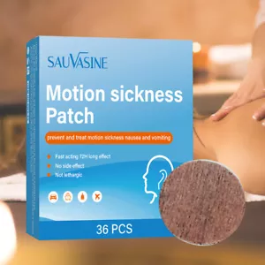Anti Car Sickness Patch 36pcs Natural Safety Mini Long-Lasting for Adult Elderly - Picture 1 of 12