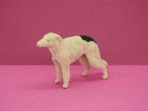 TIMPO TOYS VINTAGE 1950s FLOCKED LEAD MY PETS SERIES BORZOI DOG MINT - Picture 1 of 8