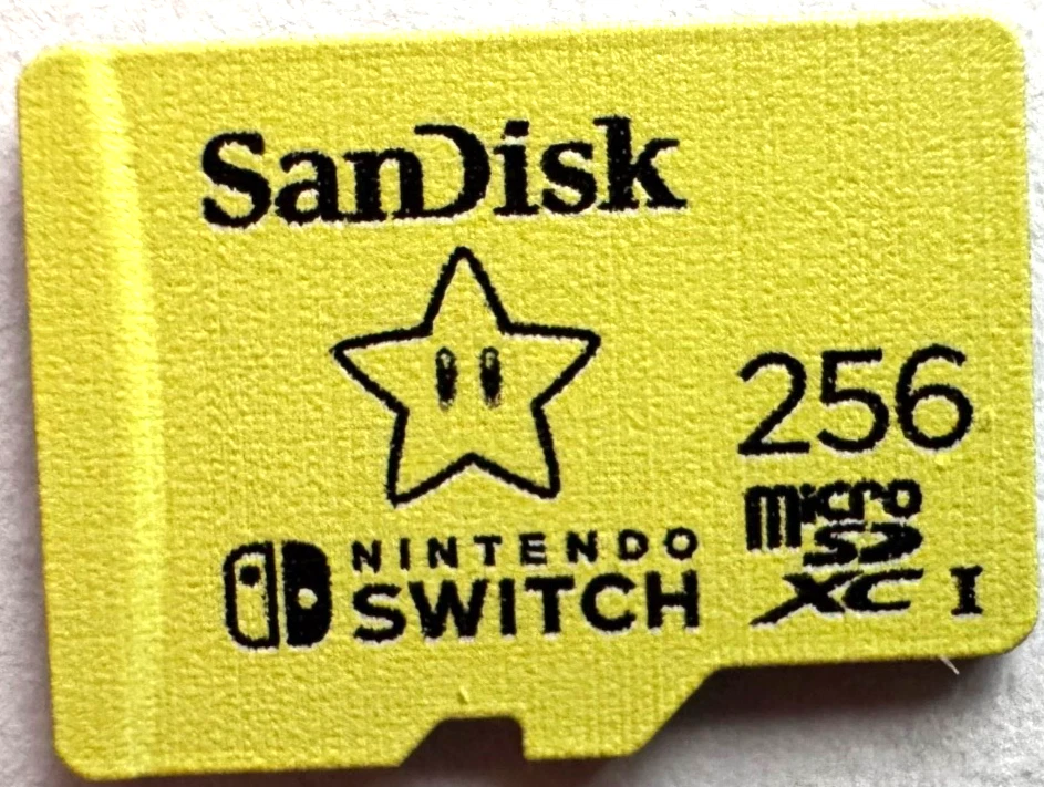 SanDisk Nintendo Switch | 256 GB | Micro SD-Card | formatiert | Neuwertig | TOP! - Bild 1 von 1