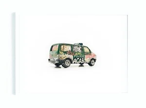 vw t4 Graffiti Bild auf Leinwand Street Art Kunstdruck, Wandbild, arttoy - Bild 1 von 3