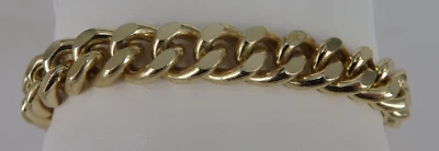 Neugablonz: Rundes Flachpanzer Armband vergoldet für Damen oder Herren  (116329) - Bild 1 von 4