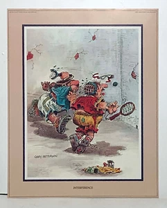 Interferencia, póster de Gary Patterson, impresión de reproducción 1980 - Imagen 1 de 1