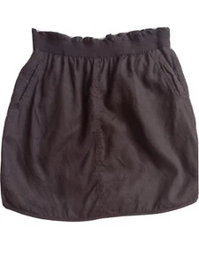 Aritzia Röcke | Aritzia - Wilfred Leinen & Lyocell Mischung Paperbag Rock in Schwarz  - Bild 1 von 6