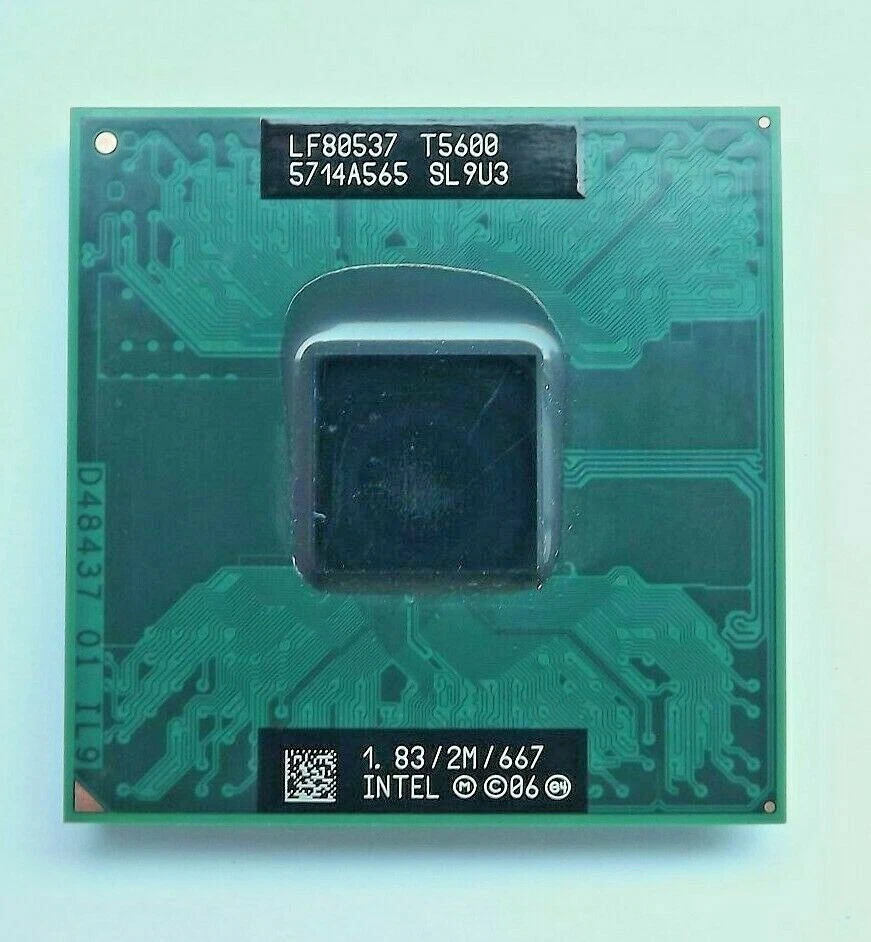 SL9U3 Intel Core 2 Duo T5600 1.83 GHz 2 MB 667 MHz Laptop Mobile CPU Processor  - Image 1 of 1