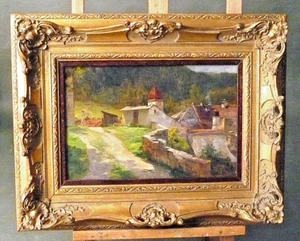 Marie Onken Palme Viena 1871 - 1951 pueblo en las montañas - Imagen 1 de 6