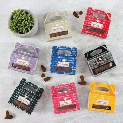 Jumbo pack Assorted Backflow Dhoop Cones 8 Boxes Total 192 Cones - Image 1 of 4