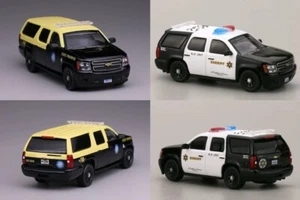 EY 1:64 596Mode Tahoe Suburban LASD FHP Police SUV Model Diecast Display Car - Picture 1 of 14