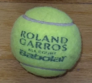 Roland Garros Babolat Logo 1 Tennis Ball (2) - Picture 1 of 1