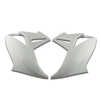 左 + 右侧整流罩散热器 适用于川崎 ER6N ER-6N 2009 - 2011 未上色 — 第 1/4 张图片