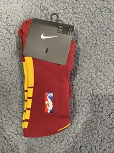XL Nike NBA Cleveland Cavaliers Team Issued Socks Burgundy PSK654-677 - Picture 1 of 2