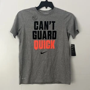 Nike Boy Youth Graphic Tee Size L Youth Grey Cotton/Polyester - Picture 1 of 5