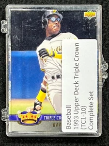 1993 Upper Deck Baseball Triple Crown Complete Insert Set (10) Griffey Jr/Bonds - Bild 1 von 21